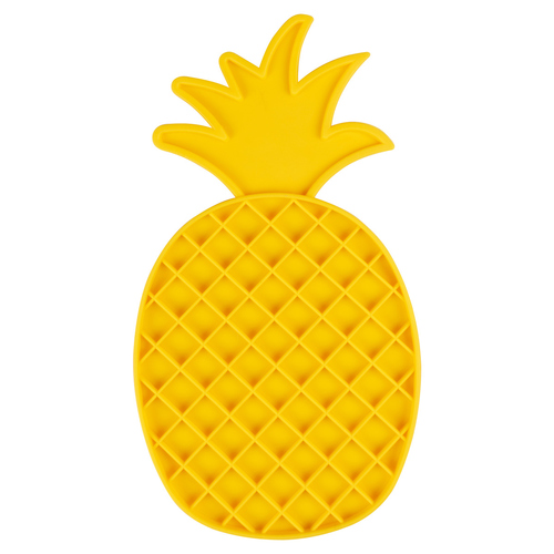 Duvo+ Anti-Schling-Matte Ananas gelb für Hunde