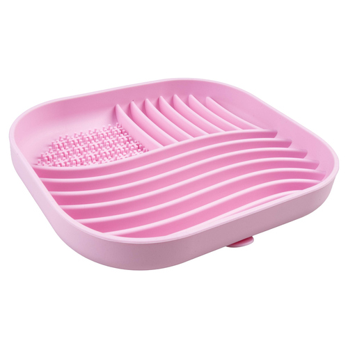 Duvo+ Anti-Schlingnapf Quadrat rosa für Katzen Duvo+ Anti-Schlingnapf Quadrat rosa für Katzen