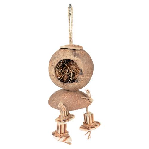 Duvo+ Coconut Jungle Haus mit Holzklötzen für Nager