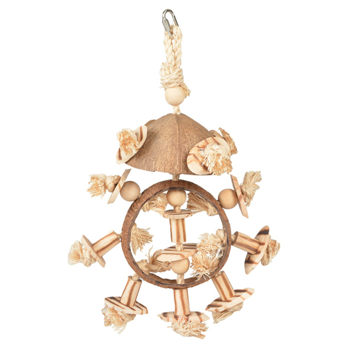Duvo+ Coconut Jungle Ring mit Holzklötzen & Sisal