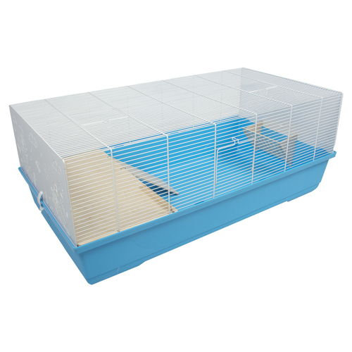 Duvo+ Die Schlümpfe Harmony Nagerkäfig XL blau Duvo+ Die Schlümpfe Harmony Nagerkäfig XL blau