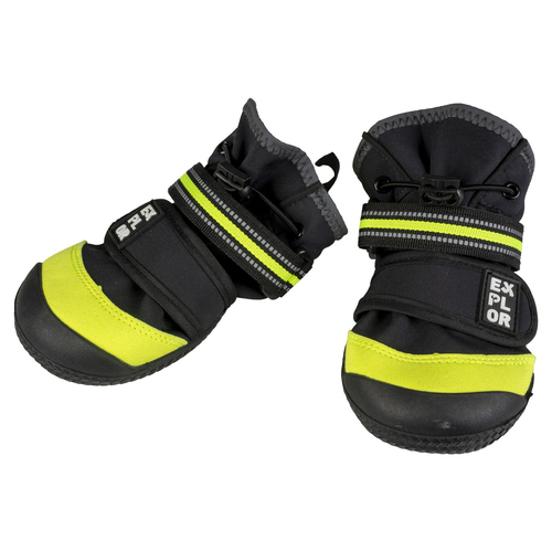 Duvo+ EXPLOR Gear Hundeschuhe schwarz - 4er Pack, Größe: XXL