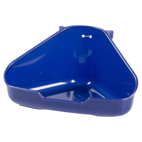 Duvo+ Ecktoilette für Nagetiere blau, Maße: 37,5 x 26,5 x 15,5 cm Duvo+ Ecktoilette für Nagetiere blau, Maße: 37,5 x 26,5 x 15,5 cm