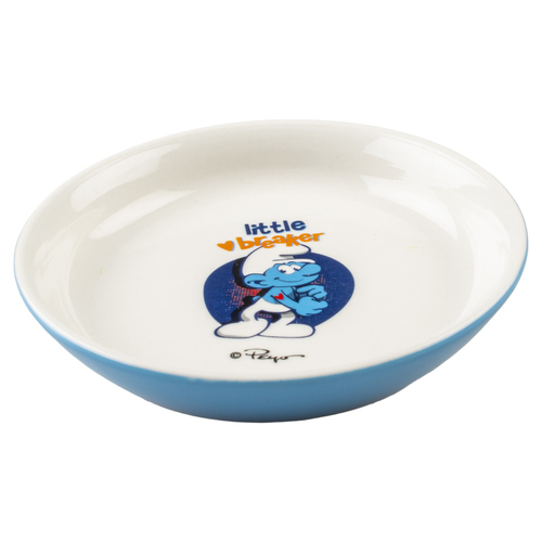 Duvo+ Futternapf "Die Schlümpfe" Hefti Schlumpf flach weiß/blau 180 ml für Katzen Duvo+ Futternapf "Die Schlümpfe" Hefti Schlumpf flach weiß/blau 180 ml für Katzen