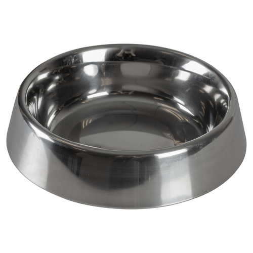 Duvo+ Futternapf Glossy Anti-Ameise silber für Katzen