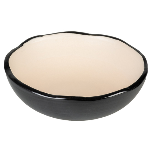 Duvo+ Futternapf Stone Organic schwarz/beige für Hunde