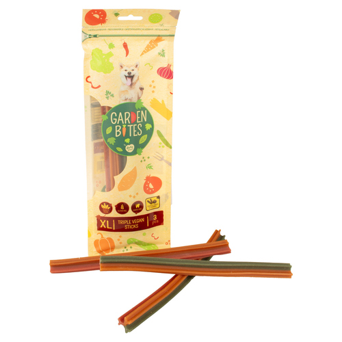 Duvo+ Garden Bites dreifach vegane Sticks, Größe: XL