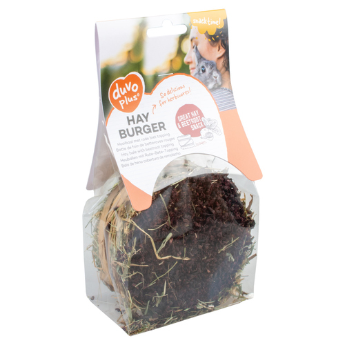 Duvo+ Heu-Burger mit Rote-Bete-Topping 75 g