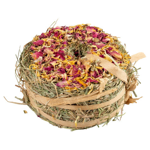 Duvo+ Heu-Donut mit Blumen-Topping 65 g