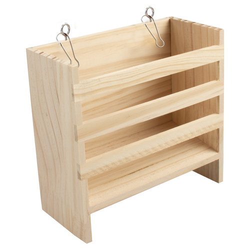 Duvo+ Heuraufe aus Holz braun