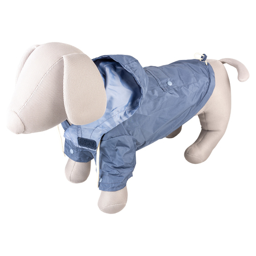 Duvo+ Hunde Regenmantel Parka blau, Größe: S