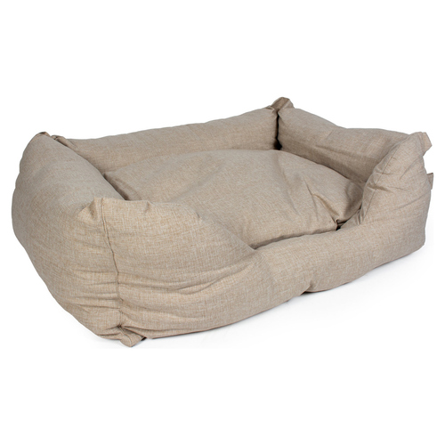 Duvo+ Hundebett Textura Eco rechteckig beige, Größe: M
