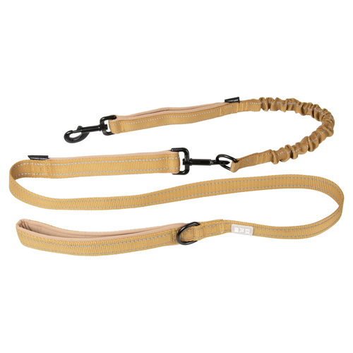 Duvo+ Hundeleine Ultimate Fit 2in1 Classic honey gold, Maße: 180 cm / 16 mm Duvo+ Hundeleine Ultimate Fit 2in1 Classic honey gold, Maße: 180 cm / 16 mm