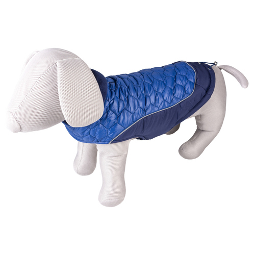 Duvo+ Hundemantel Hi Vis Quilt blau, Größe: L