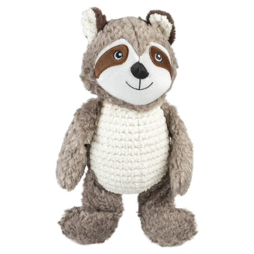 Duvo+ Hundespielzeug Plüsch Waschbär tummy braun, Maße: 37 x 14 x 9 cm