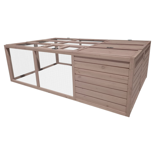 Duvo+ Kaninchenstall Woodland Hopper Forest taupe