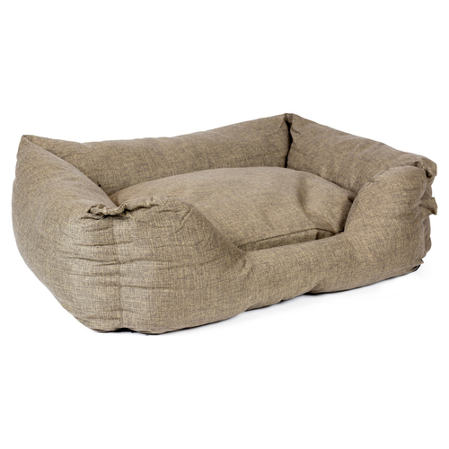 Duvo+ Katzenbett Textura Eco rechteckig grün, Größe: M