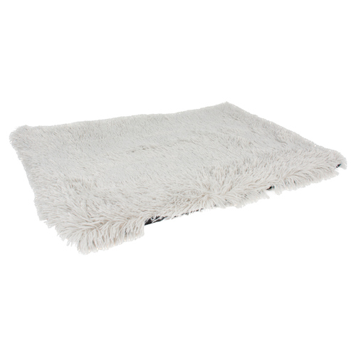 Duvo+ Katzenkissen Bench Snug aus Landhaar-Plüsch grau, Größe: XS