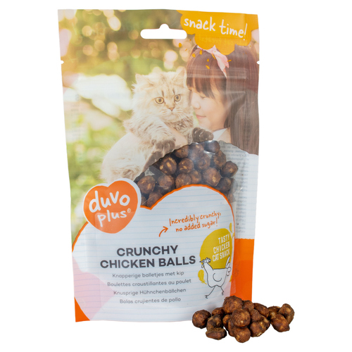 Duvo+ Katzensnack Crunchy Chicken Balls 50 g