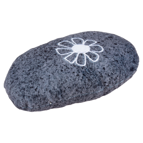 Duvo+ Katzenspielzeug Eco Blossom Kickkissen mit Katzenminze grau