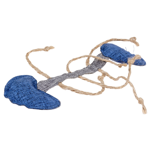 Duvo+ Katzenspielzeug Eco Navy Fischgräte & Katzenminze Duvo+ Katzenspielzeug Eco Navy Fischgräte & Katzenminze