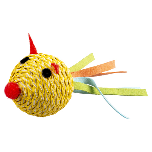 Duvo+ Katzenspielzeug Jolly Ballmaus gelb