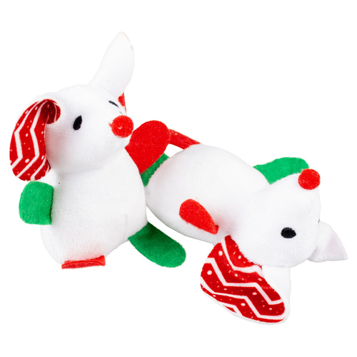Duvo+ Katzenspielzeug Xmas Silky Mäuse mit großen Ohren