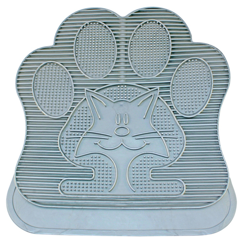Duvo+ Katzenstreu Matte Gummi grau