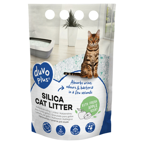 Duvo+ Katzenstreu Silica Premium Apfel 5 l Duvo+ Katzenstreu Silica Premium Apfel 5 l