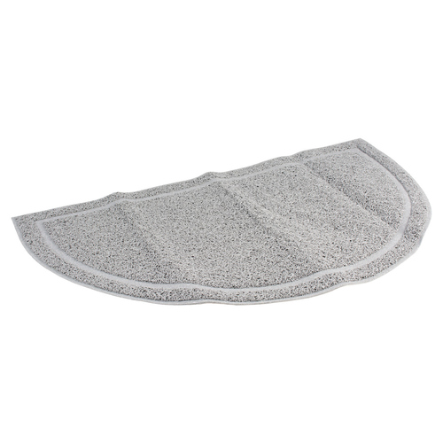 Duvo+ Katzentoiletten-Matte Hemisphäre grau