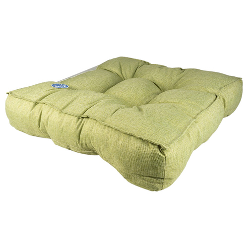 Duvo+ Kissen Quadri quadratisch grün/beige, Maße: 101 x 101 x 18 cm Duvo+ Kissen Quadri quadratisch grün/beige, Maße: 101 x 101 x 18 cm