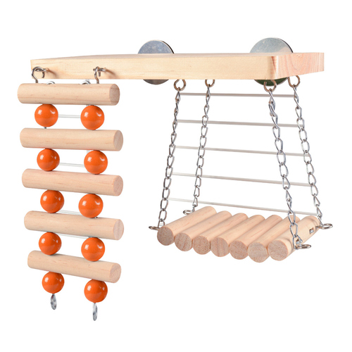 Duvo+ Kletter- und Schaukelspielplatz aus Holz
