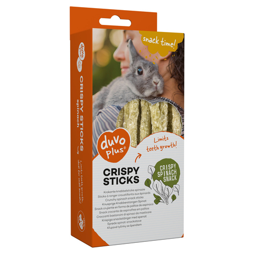 Duvo+ Knusprige Kausticks Spinat grün 50 g