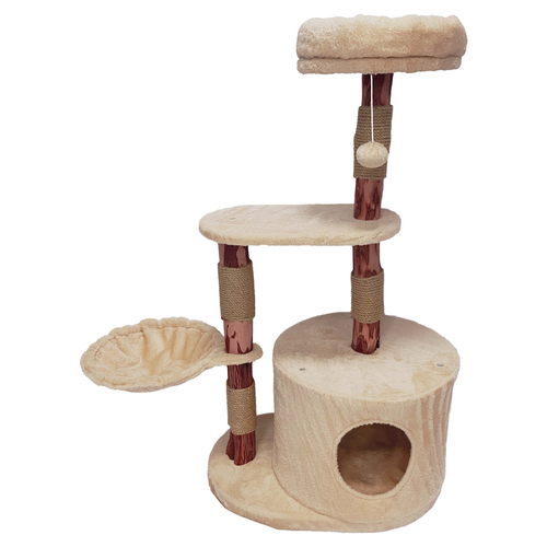 Duvo+ Kratzbaum Nuno Natural wood beige