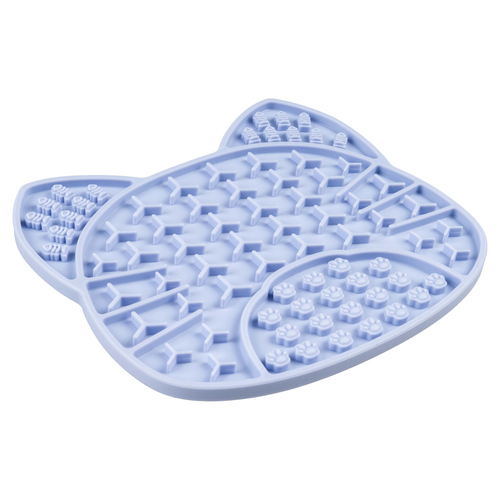 Duvo+ Leckmatte Katze lila für Katzen