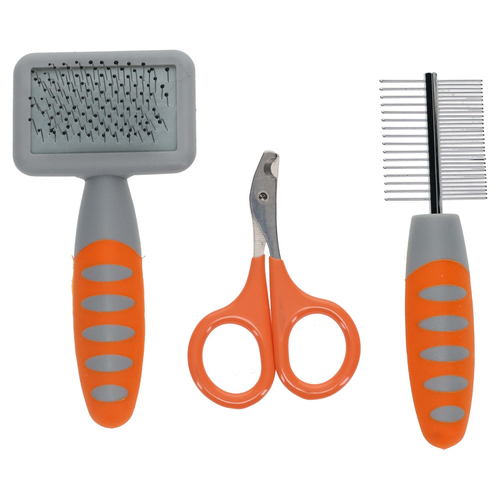Duvo+ Nager-Pflegeset orange/grau
