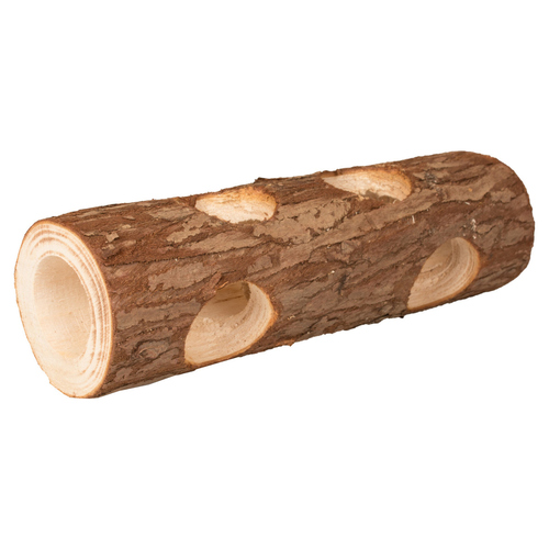 Duvo+ Nagerspielzeug Baumstumpf in Holz, Größe: S
