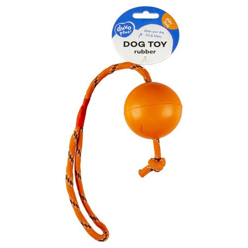 Duvo+ Naturgummi-Ball mit Tau