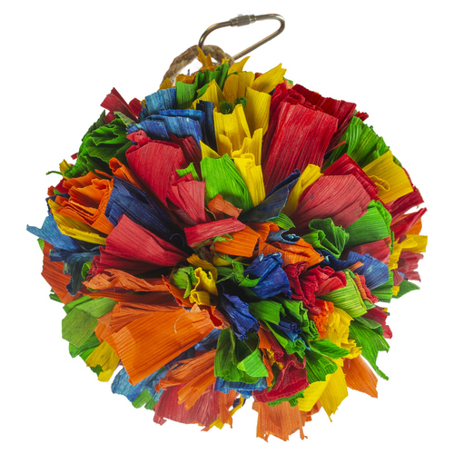 Duvo+ Pompon aus Maisblättern bunt, Größe: M Duvo+ Pompon aus Maisblättern bunt, Größe: M