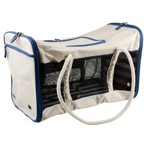 Duvo+ Reisetasche Saint-Tropez beige für Katzen