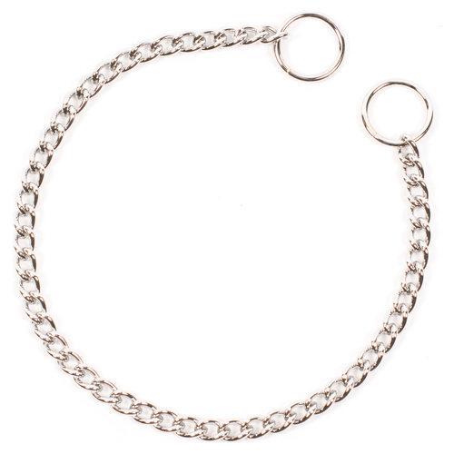 Duvo+ Slip Hundehalsband verchromt 1-reihig, Maße: 50 cm