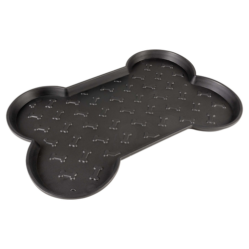 Duvo+ Tischset Knochen ECO schwarz, Maße: 47 x 33 x 2,5 cm
