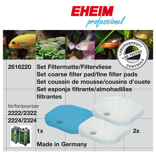 EHEIM Filtermassen Set für 2222/2322, 2224/2324 und professionel 250 und 250T