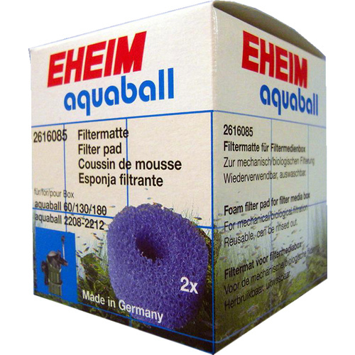 EHEIM Filtermatte für Filterbox Innenfilter 2208 - 2212, aquaball 60-180 - 2 Stück