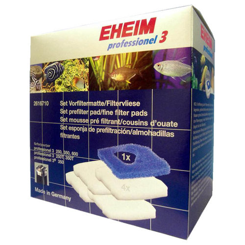 EHEIM Set: 1x Vorfiltermatte & 4x Filtervlies für professionel 3 250, 350 & 600, professionel 3e 350