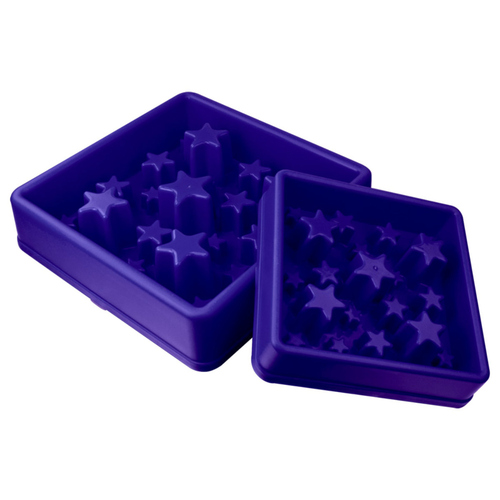 Eat Slow Live Longer Anti-Schlingnapf Star blau, Maße: 14 x 14 cm