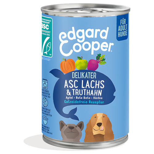 Edgard Cooper Adult ASC-Lachs & Truthahn 400 g Edgard Cooper Adult ASC-Lachs & Truthahn 400 g