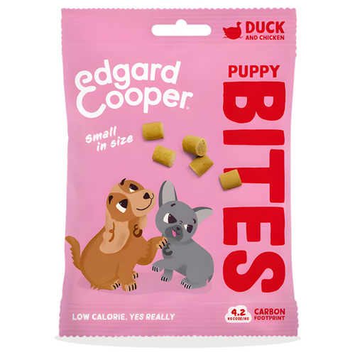 Edgard Cooper Bites Puppy Ente und Huhn small 50 g Edgard Cooper Bites Puppy Ente und Huhn small 50 g