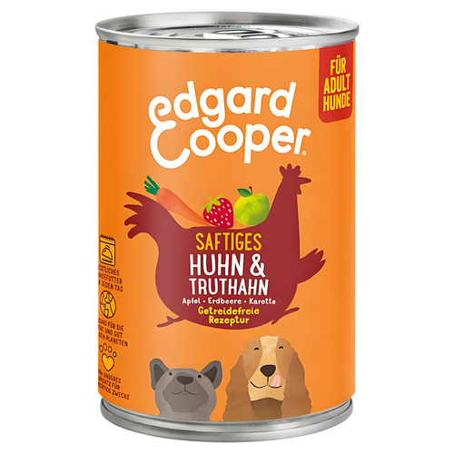 Edgard & Cooper Huhn + Truthahn mit Apfel 800 g