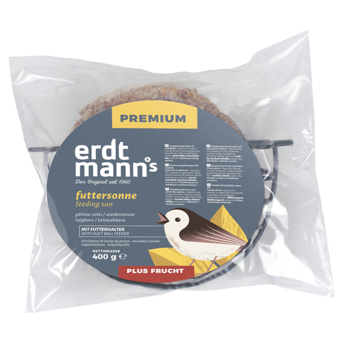 Erdtmanns Futtersonne PLUS FRUCHT inkl. Futterhalter